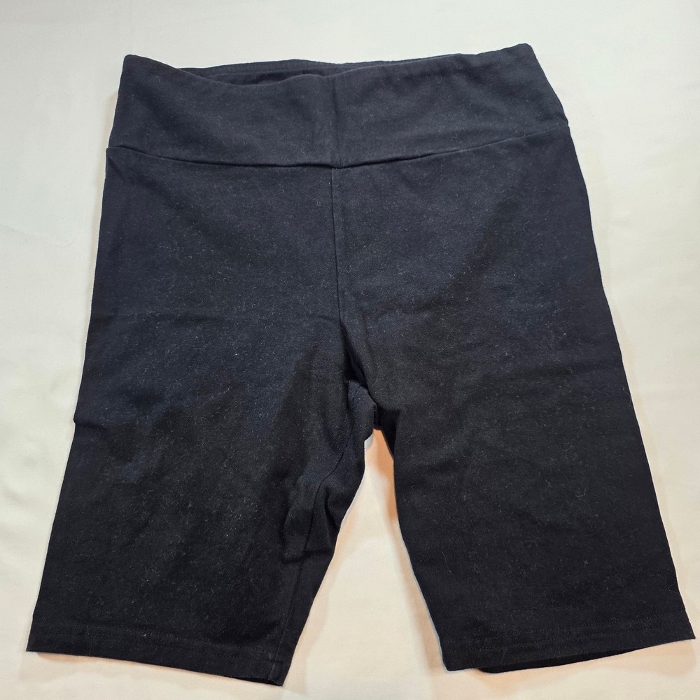women's large wild fable legging shorts biker shorts pack of five black